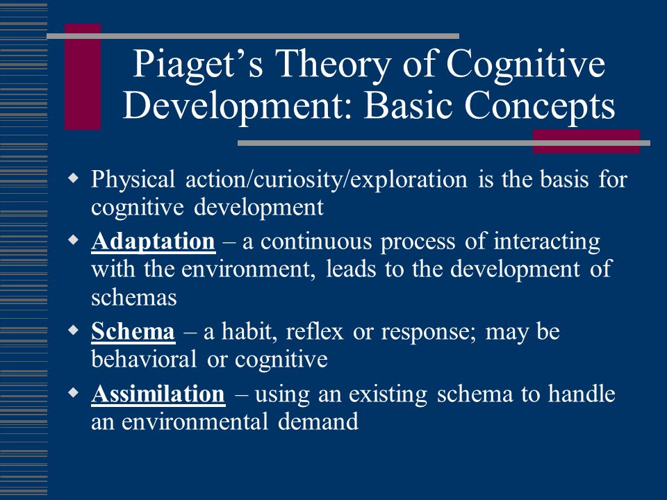 Key concepts discount of cognitive theory